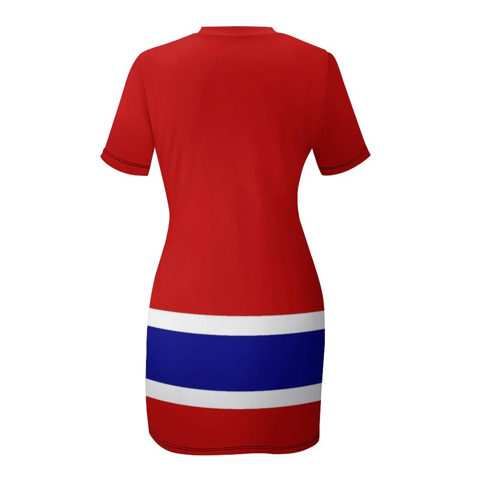 ชุดเดรสแขนสั้น Montreal Home Leggings ชุดราตรี ชุดเดรสยาว ชุดลำลองสำหรับผู้หญิง เสื้อผ้าผู้หญิง ชุดเดรส