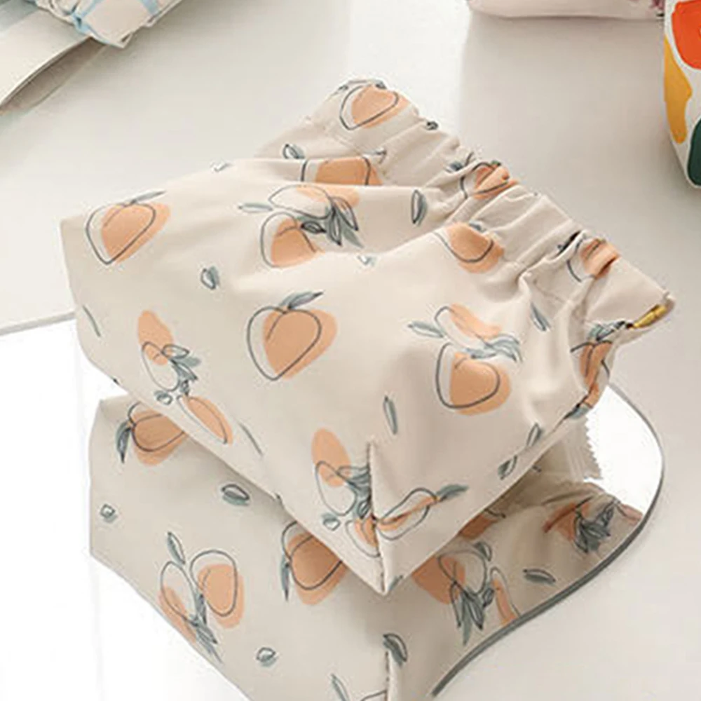 1PC Polyester Printed Storage Bag, Fruit Makeup Bag, Waterproof, Portable Key, Lipstick, Mini Storage Wallet image 6