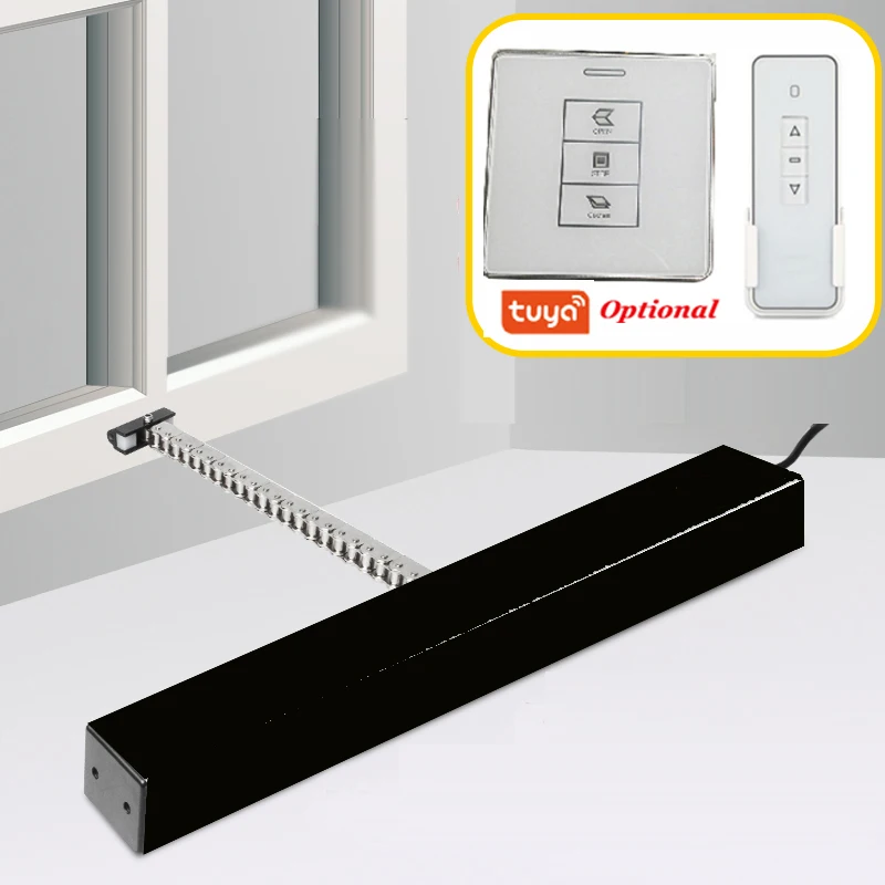 Controlador de ventana de toldo inteligente, 600mm, automatización de edificios, bricolaje o Smart Life, control remoto, abridor de ventanas