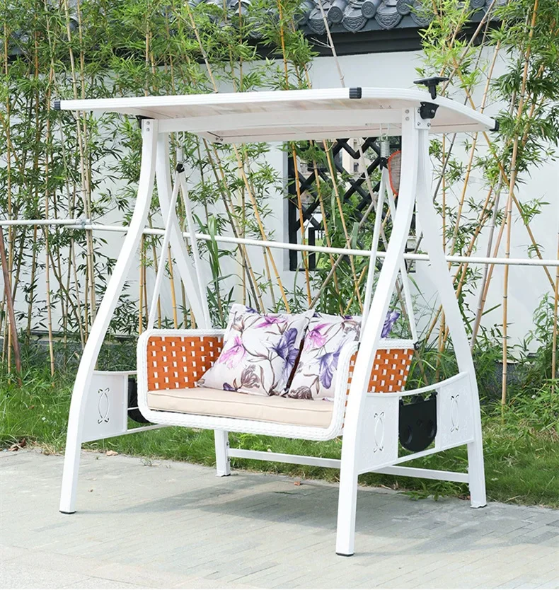 

Fashion Garden Furniture Adjustable Swing Chair Double&Trinity Available Outdoor Cozy Bed Hammocks High Quality Aluminium Alloy