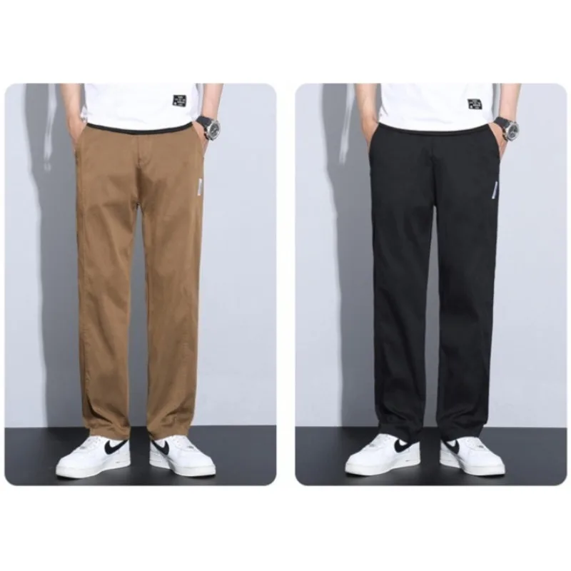 Men's Outdoor Comprehensive Training Sweat Absorbing Quick Drying Sports Pants Summer Fashion Trend Ice Silk Straight Leg Pants