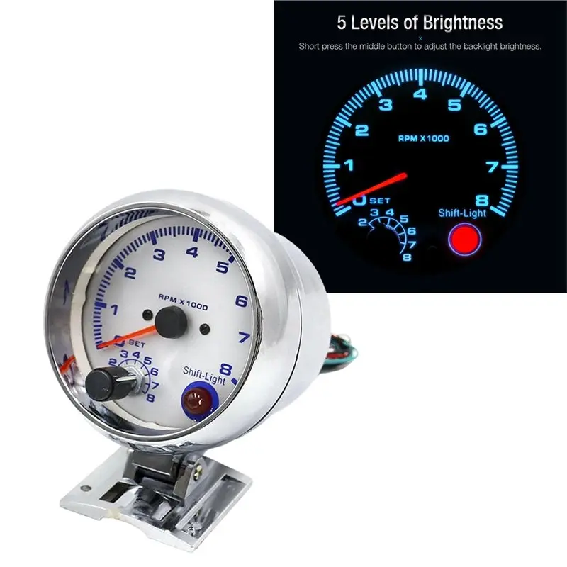 A02Q-Car Instrument Panel Modified Racing 1X Car Instrument Panel Tachometer Modified Racing