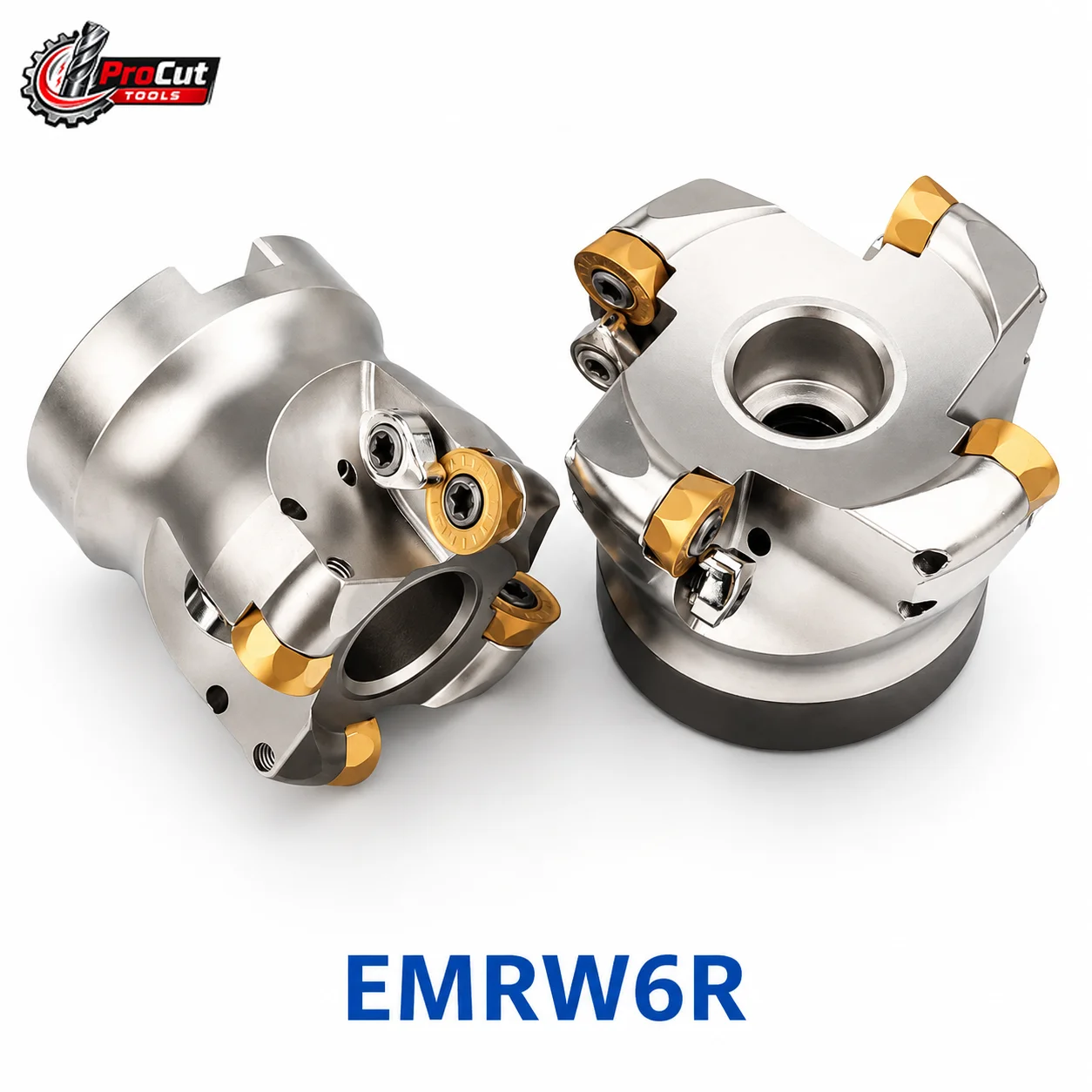 EMRW6R R6 Internal Coolant Fly Mill Round Nose Milling Head Anti‑Vibration For CNC Machining Center RPMT1204 Inserts