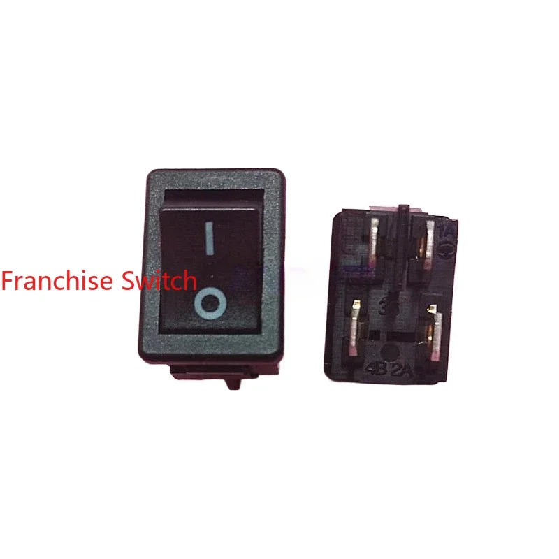 

10PCS Original genuine ship type switch rocker RF-1003 four-foot black 10A