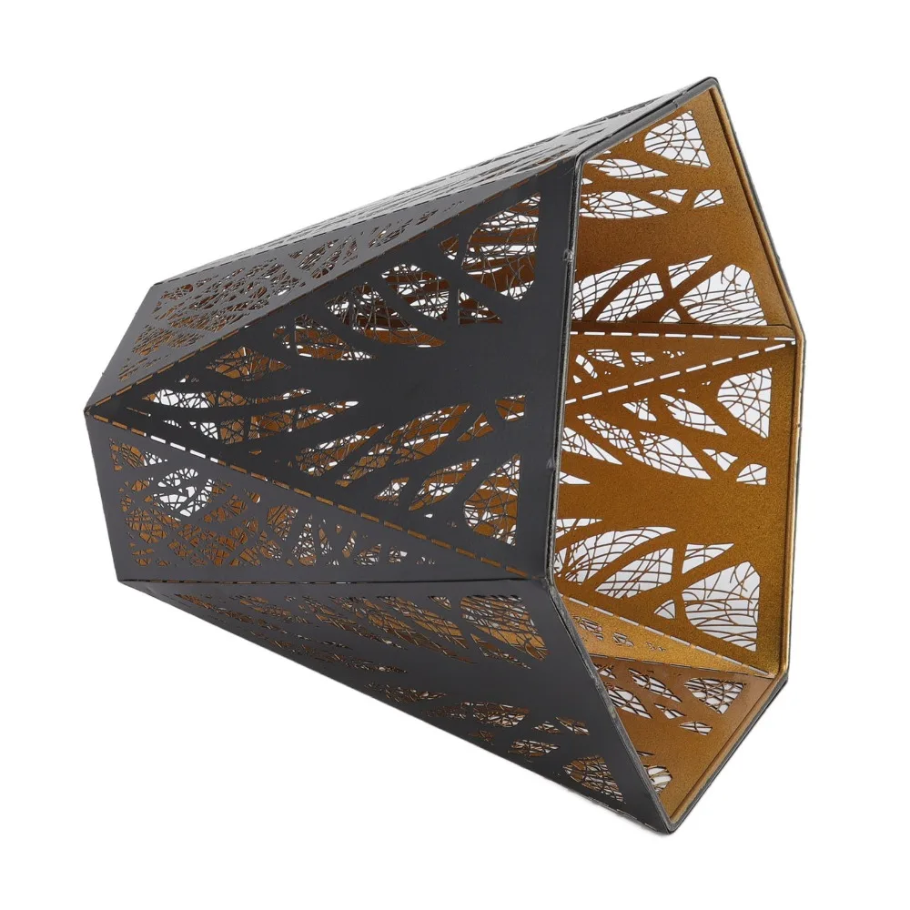 

Simple Iron Lampshade Geometric Pattern Medium Size Lamp Cover Small Lamp Shades Floor Light