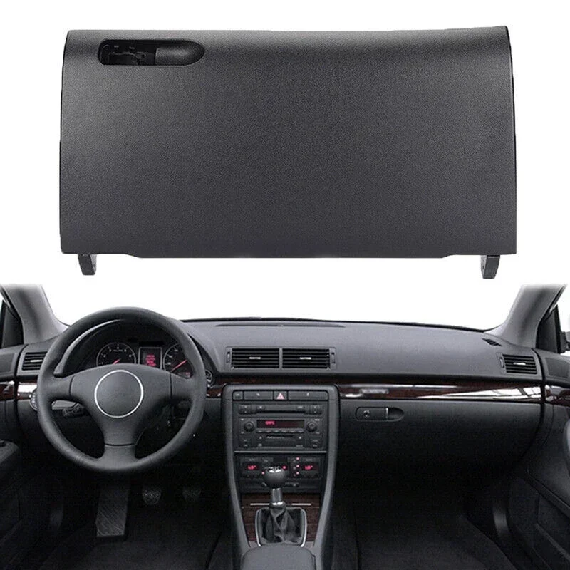 For Audi A4 B6 B7 2001-2008 Car Accessories 8E1857124A  Black Car Door Lid Auto Console Glove Garbage Boxs Cover Replacement