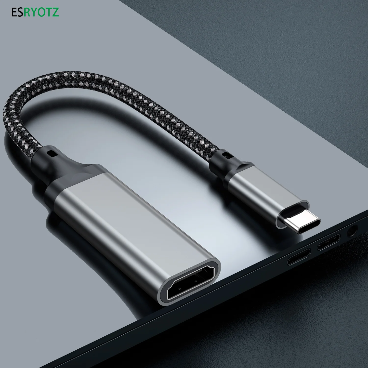 

Переходник с USB C на HDMI-совместимый кабель Type C 4K USB 3,1 HDTV конвертер кабель для проектора ПК MacBook Pro ноутбука планшета