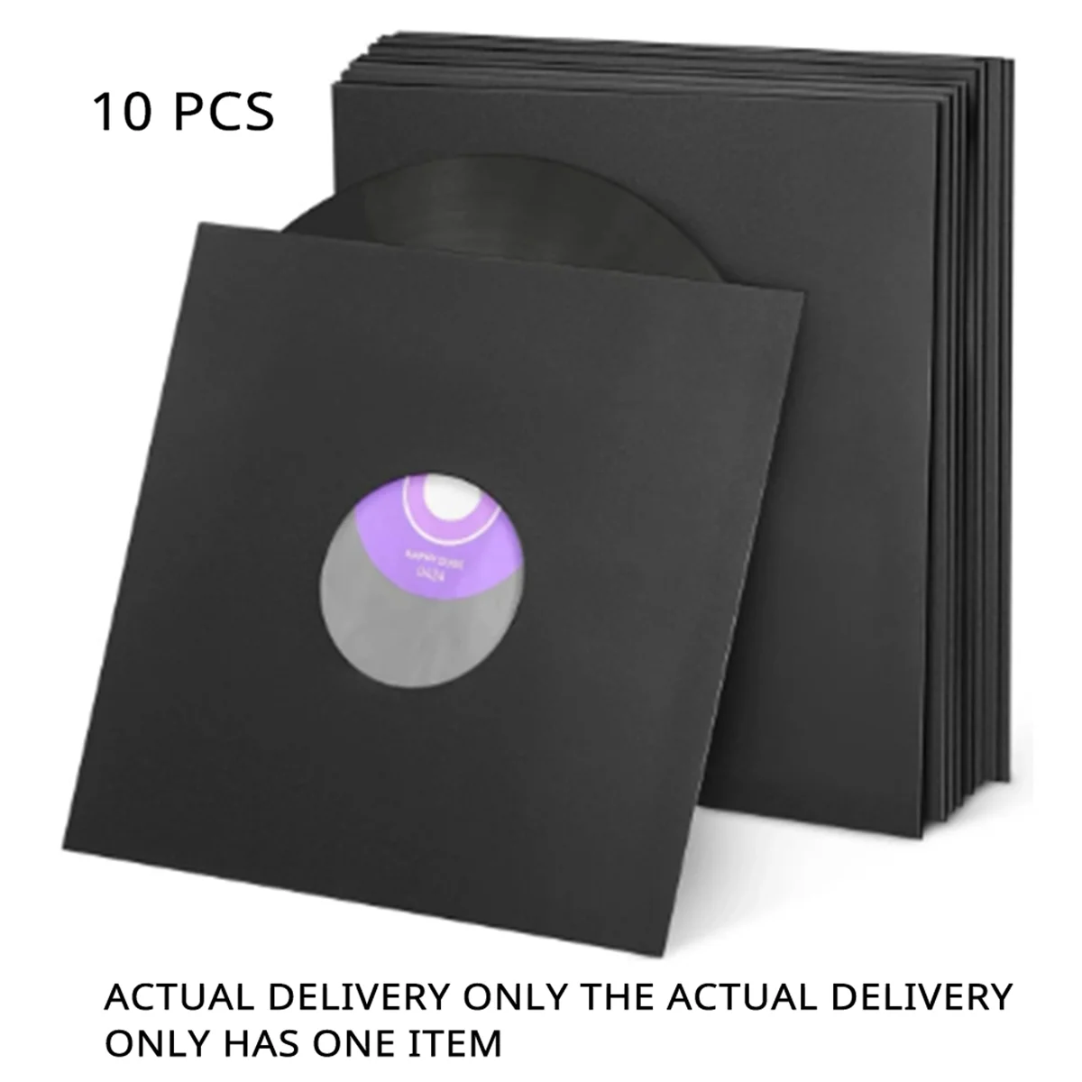 

A002 10Pcs Record Bag Vinyl Record Protective Sleeve Kraft Paper Standard Storage Outer Protector Vinyl Record Storage