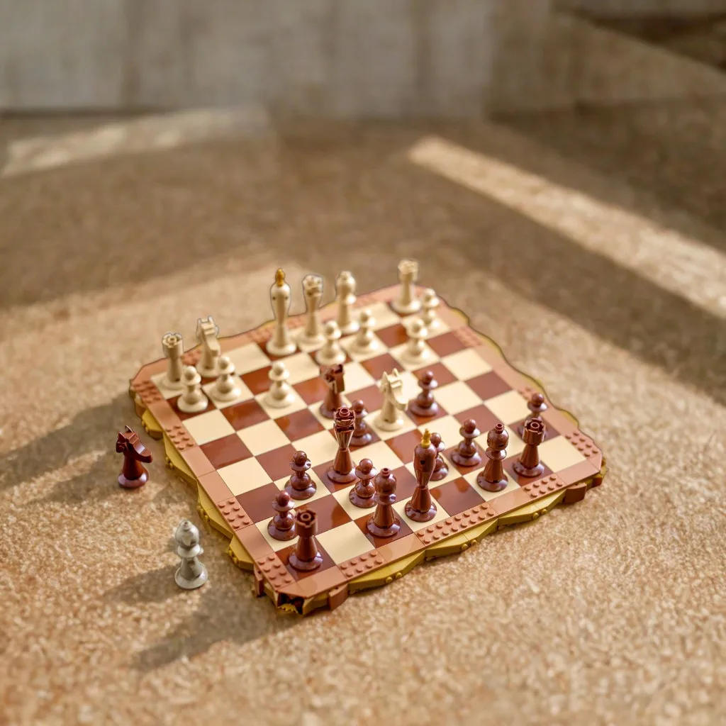 

Traditional chess set, children's educational building blocks, toys, birthday gifts