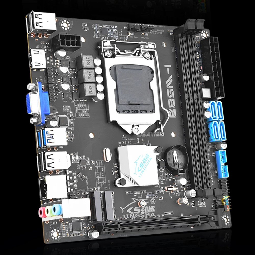 Imagem -05 - Placa-mãe do Computador do pc de Desktop Lga 1150 Nvme M.2 Sata3.0 Usb 30 B85m-i Itx 4ª Geração do Apoio Núcleo i7 i5 i3 B85m-i