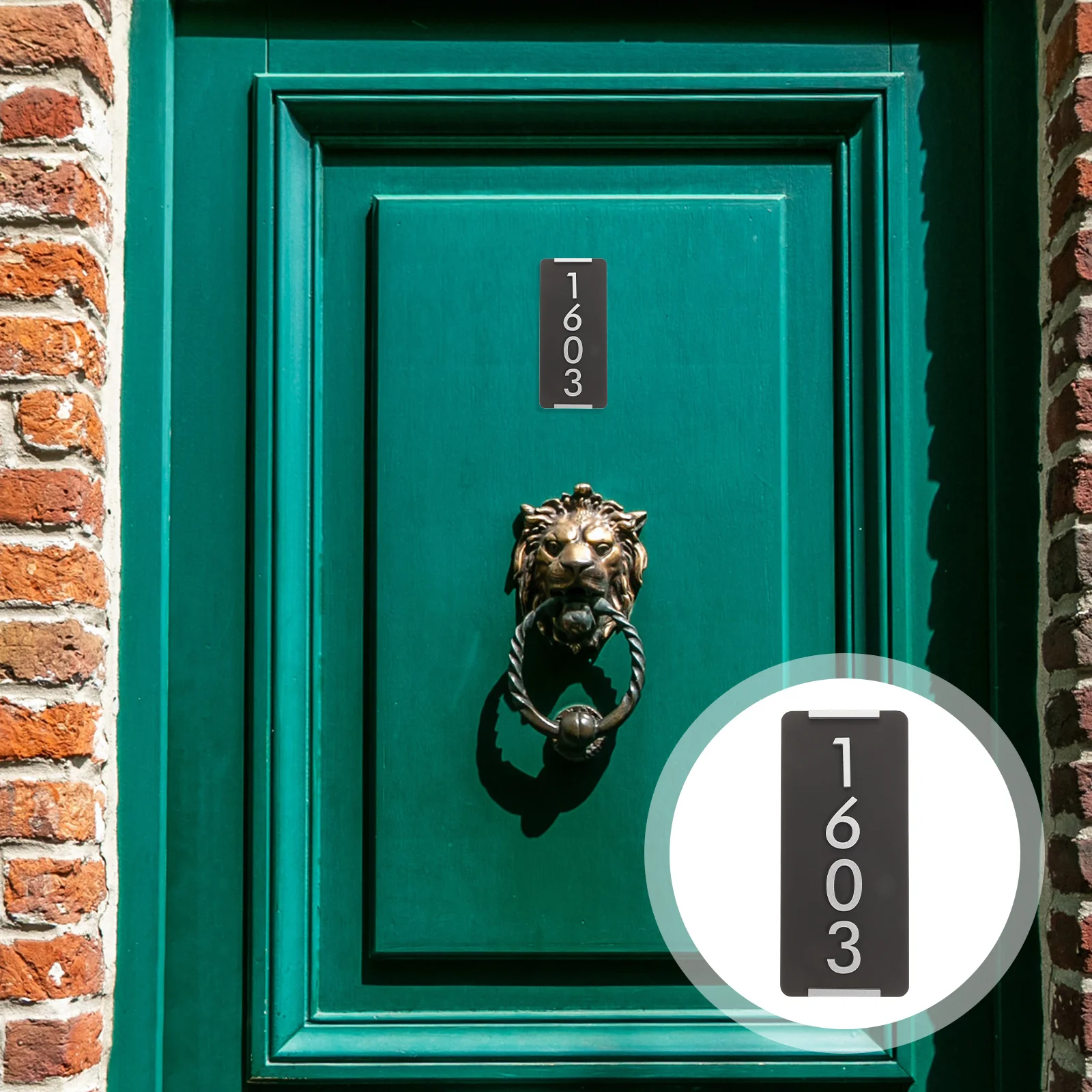 

House Number Plaque Address Sign Waterproof Wall Mounted For Home Office Mailbox Exterior House Numbers For Outside