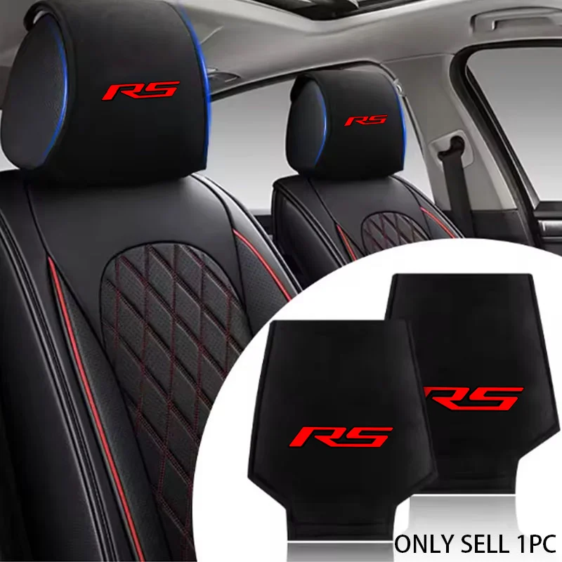 Protective headgear for rear headrest of automobile seat For Chevrolet RS Corvette Camaro Tahoe Equinox Suburban Accessories