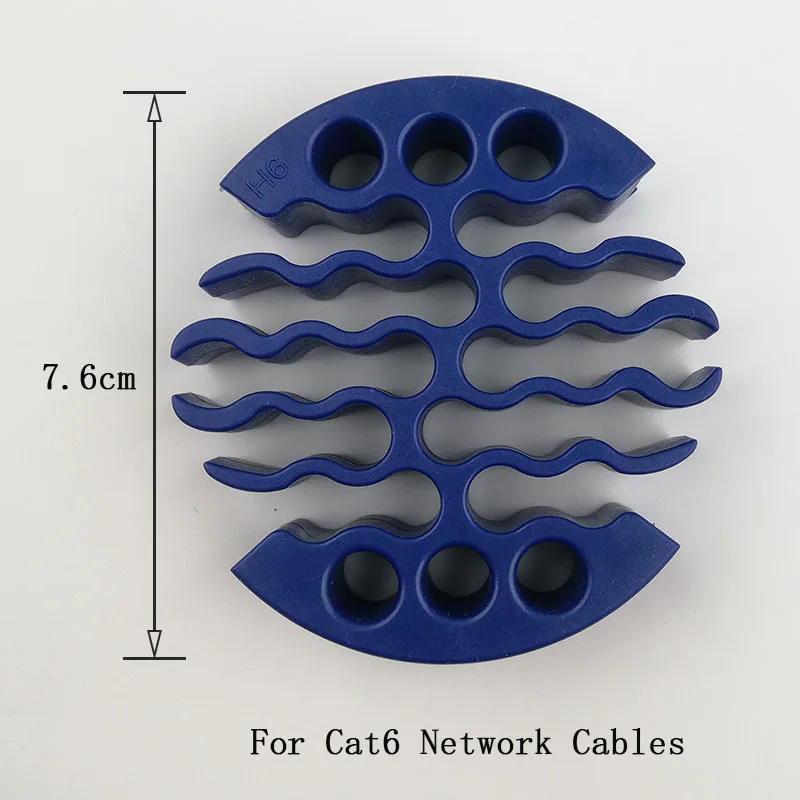 Cable Organizing Tool Network Cable Bundle Kit with Hook and Loop Fastener, Wire Comb for Data Center, Server Rooms and Machine