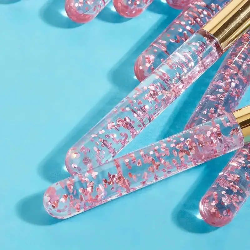 Ferramenta de limpeza profissional 10 peças escovas de limpeza de extensão de cílios de cristal-escova de limpeza profunda de poros do nariz, sem necessidade de bateria