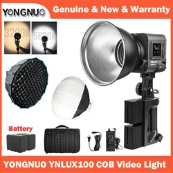 YONGNUO YNLUX100 100W COB LED Video Light APP Control Bowens Mount Lighting for Photography Video Recording Outdoor Shooting