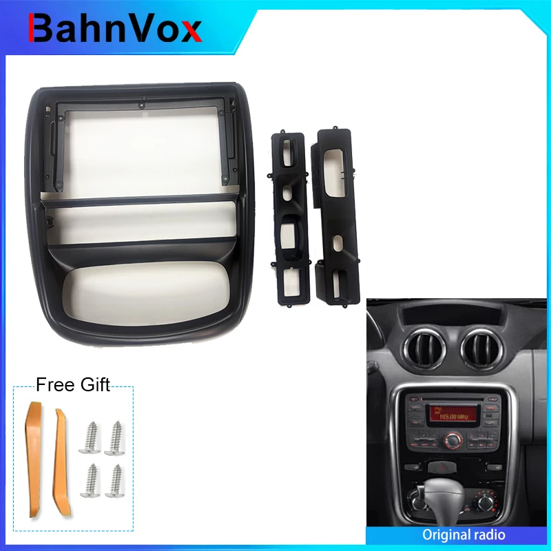 9 inch Android Car Radio frame for Renault Duster 1 2010 - 2015 For Nissan terrano 2014 - 2020 2din Stereo GPS Fascia bezel