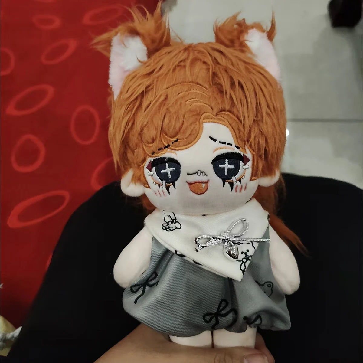 20cm Plush Doll Clothes Set, Cute Sweet Style Spring Autumn Outfit, High Quality No Attribute Cotton Doll Dress Up Costume, Kawa