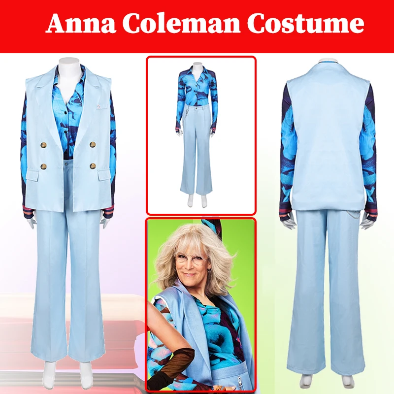 

Anna Colemans Cosplay Women Costume 2003 Movie Freakier Friday Disguise Roleplay Fantasia Clothing Halloween Party Role Suits