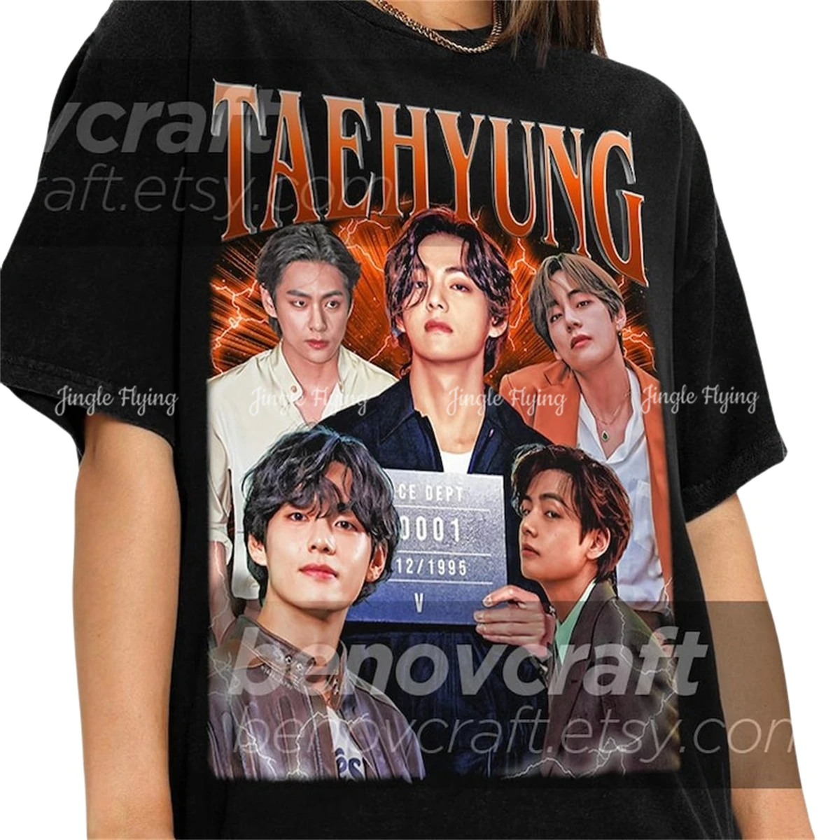 Taehyung Ретро 90-е контрабандная футболка Kpop рубашка подарок для женщины и мужчины