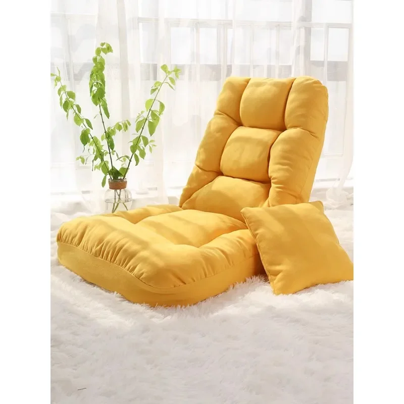 Lazy sofa tatami dormitory student bed back seat bedroom bay window chair Internet celebrity small sofa foldable