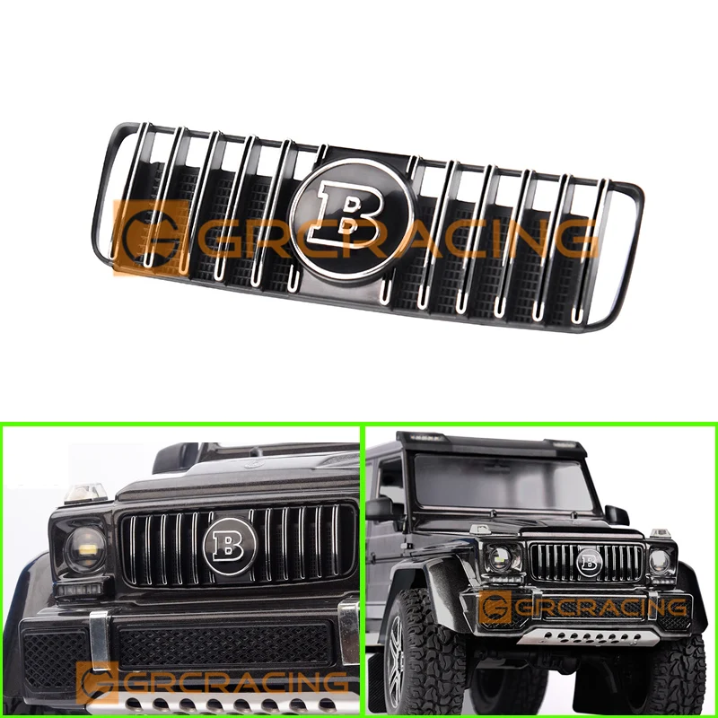 

KXRC Electroplated Silver Front Face Grid Vertical Grille Decorate for 1/10 RC Crawler Car Traxxas TRX4 G500 TRX6 G63 AMG Parts