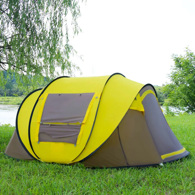 

Full-Automatic Outdoor Boat Tent Hand-Throwing Quick Opening Windproof Camping Tent Oxford Sunscreen Field Camping