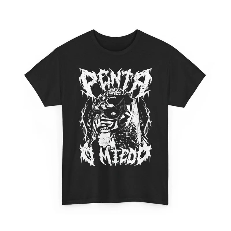 Penta El Zero Miedo Merch  Tee T-shirt Merch Men Short Sleeve Tee Unisex Tops Clothes Causal Female Y2K Tops