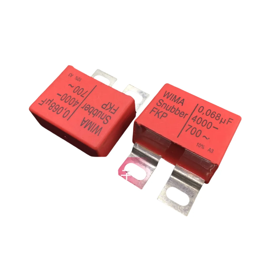 

2pcs/German Weimar Capacitor Snubber FKP 4000V 0.068UF 683 68NF Screw Feet