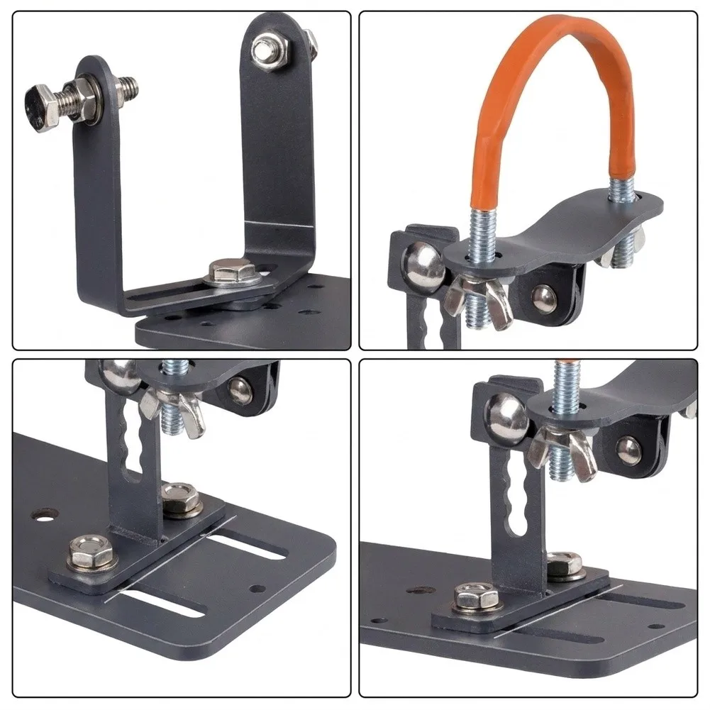 Stable Grinding Base Angle Grinder Stand Robust Metal Base Dual-bolt Locking Non-slip Handle For Versatile Expansion