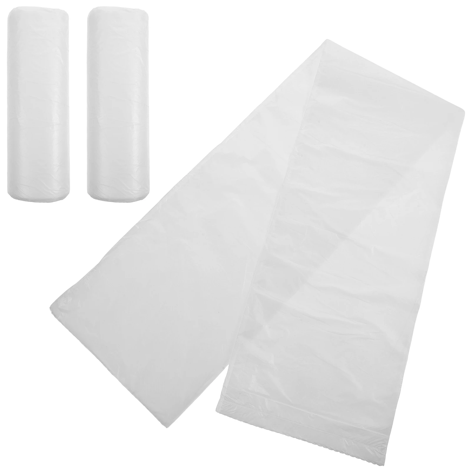 

2 Rolls Biodegradable Compost Bags 60x80 White Large Size Degradable Garden Waste Reusable Yard Leaf Storage Trash Bags