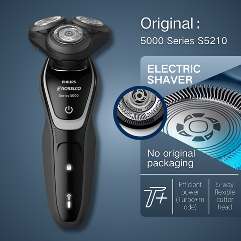 Philips Norelco Razor Shaver  series 5000 S5210, Wet & Dry, No original packaging, Quick Charge,  MultiPrecision Blade System