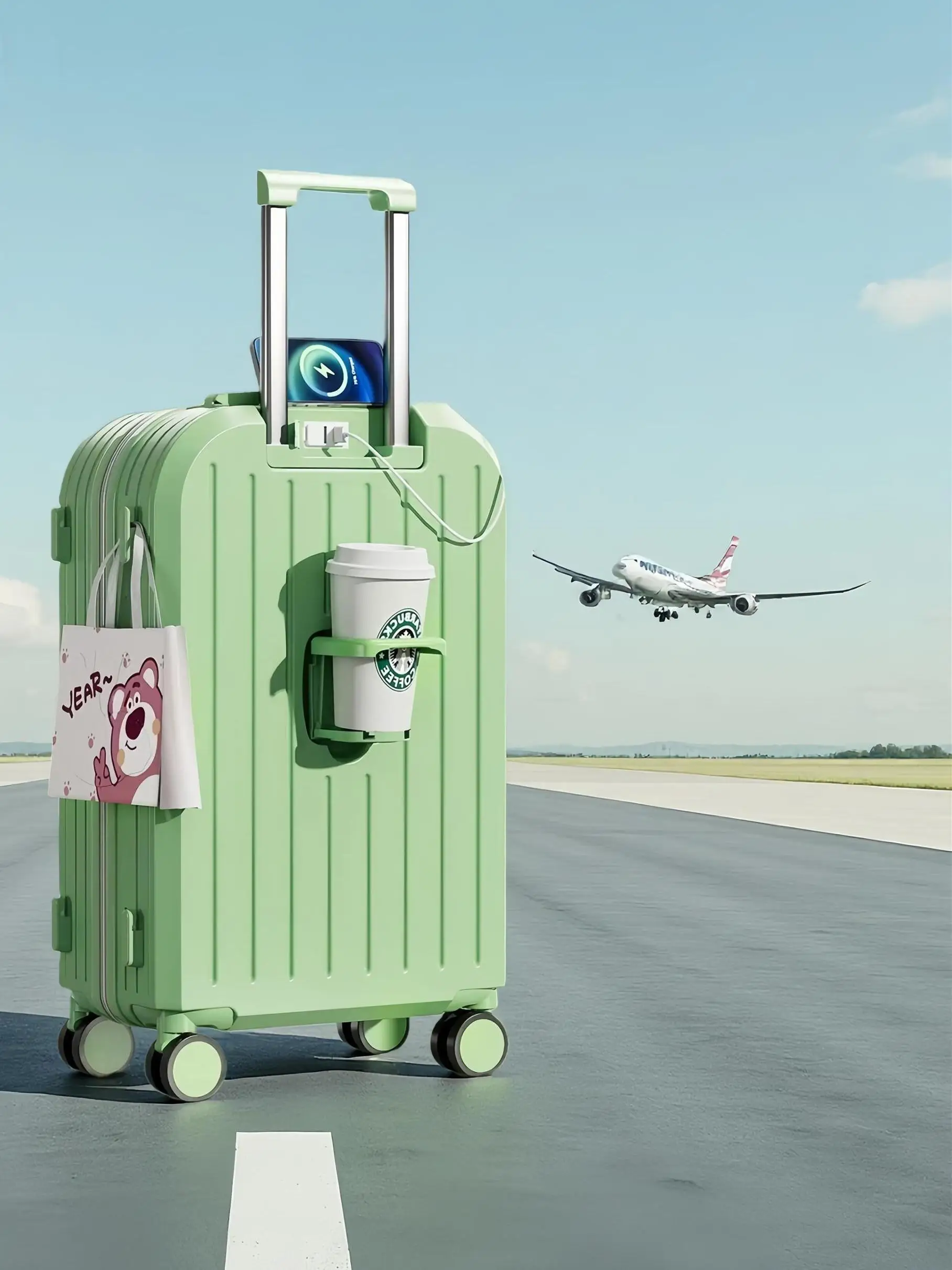 20-inch-carry-on-suitcase-24-inch-wheel-spinner-luggage-quiet-universal-wheels-travel-bag-abs-pc-material-tsa-password-lock