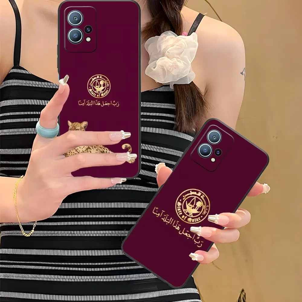 Qatar Flag Mobile Cell Phone Case for Huawei P60 P50 P40 P30 P20 P10 P9 P8 Pro Lite Plus Colour Printing Cover Smartphone Luxury