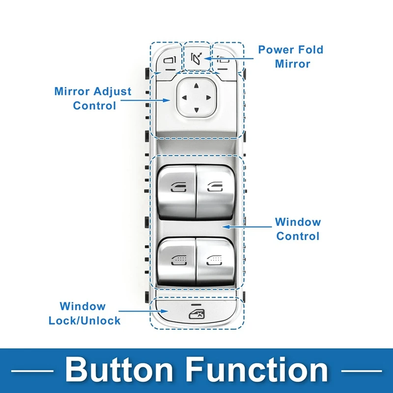 

Window Switch 1679057501 A1679057501 For Mercedes-Benz GLE W167 Window Lift Switch Electric Window Switch