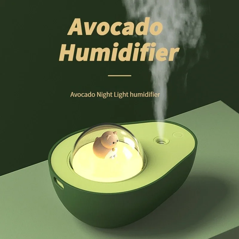 

Little Squirrel Cute Space Module Humidifier USB Charging Student Home Office Night Light Big spray Water Replenishment Gift