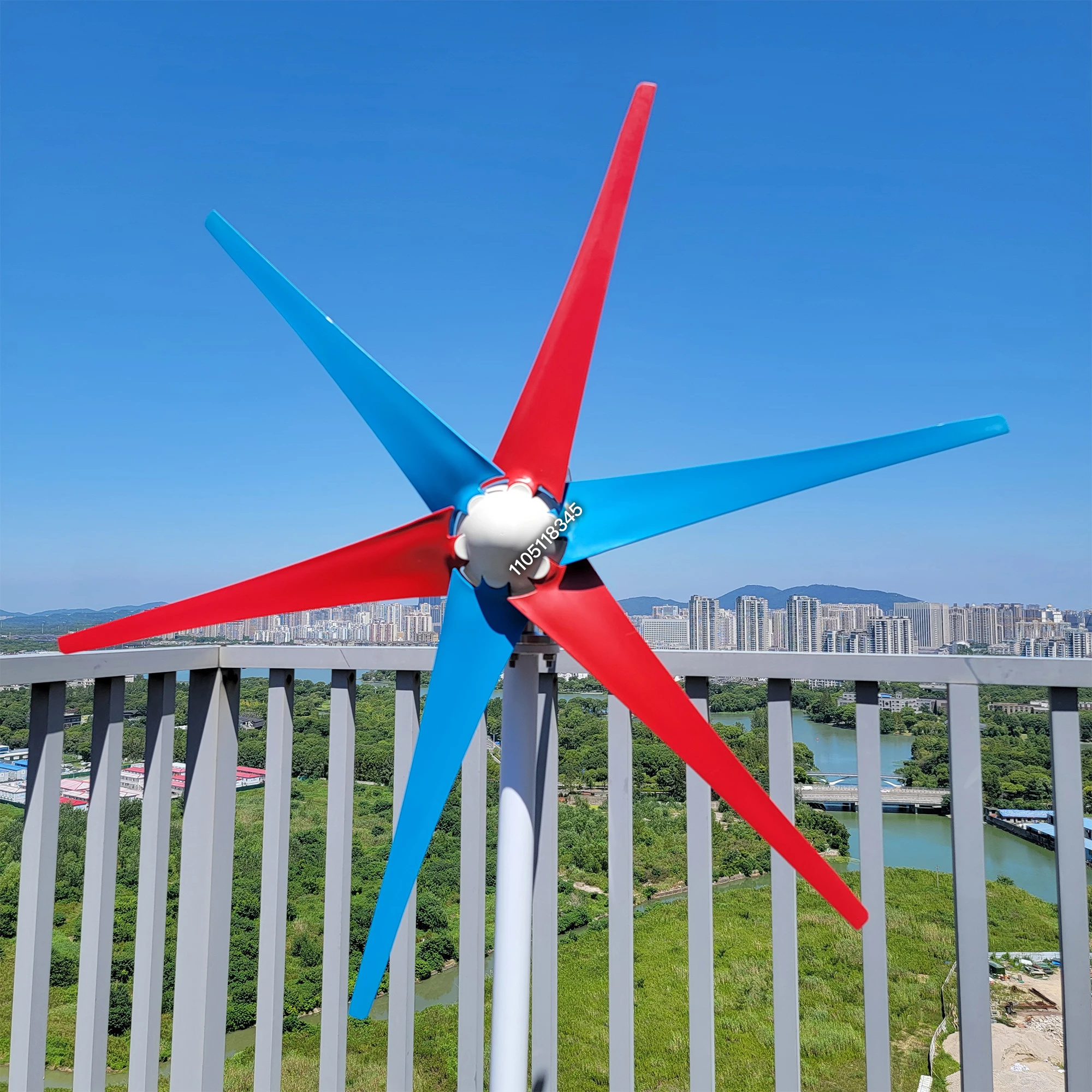 

Wind Turbine Generator Kit 3KW 10KW 3Phase AC Electrical Horizontal Coreless Magnet Low Starting Speed Maximum Speed Protection