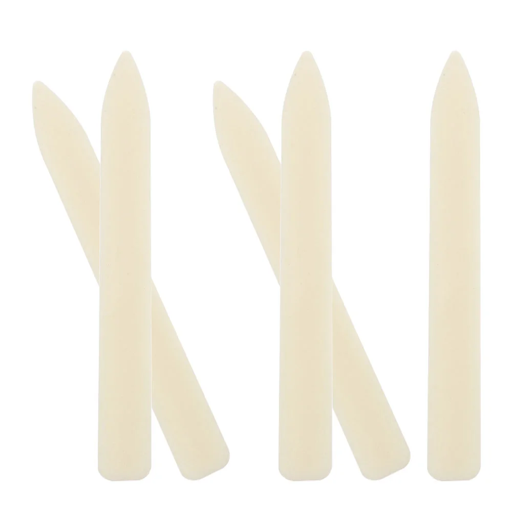 Cartella per ossa con coltello per origami da 5 pezzi per rilegatura artigianale in carta, tagliacarte in plastica, piega beige