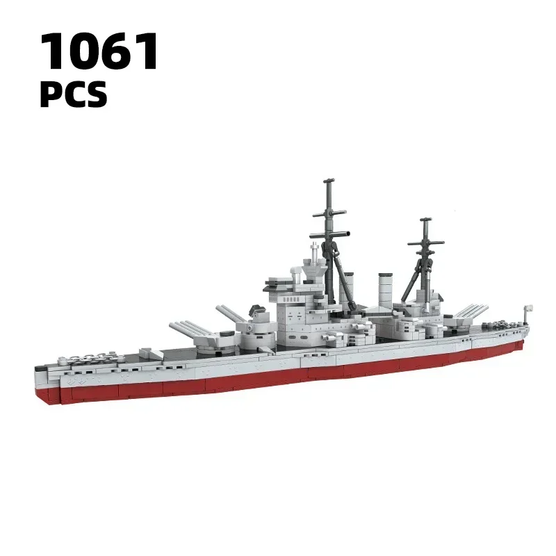 Military MOC Koenig dreadnought frigate building block Battleship kit Navy warship model bricks Army set Weapon cruiser vehicle