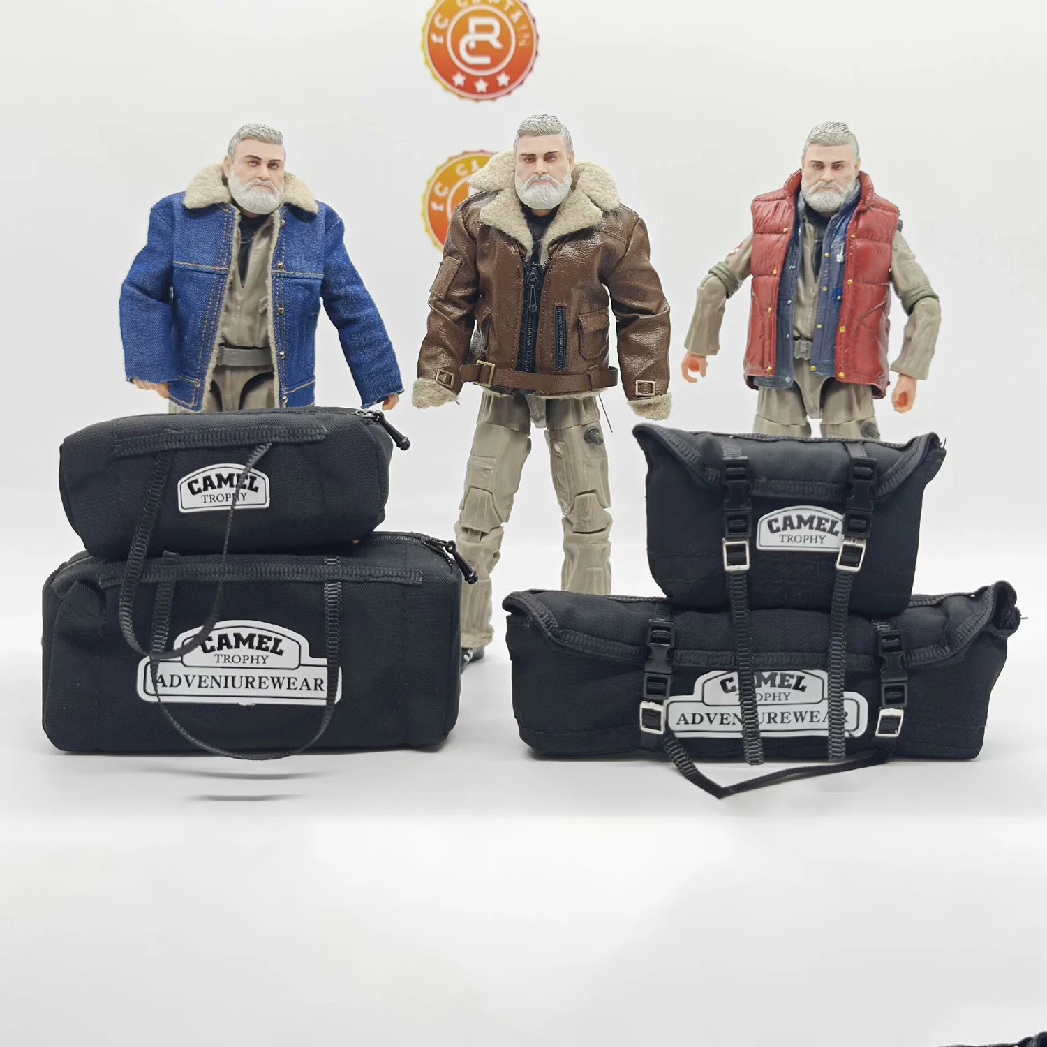 Simulazione Borsa da viaggio Borsa da campeggio Decora per 1/10 RC Crawler Car Traxxas TRX4 Defender Bronco AXIAL SCX10 RC4WD D90 Chevrolet