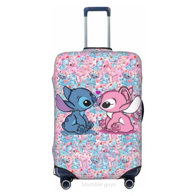 

Travel Suitcase Protective Sleeve S-Stitches Pattern Elastic Fabric Fits 18-32 Inch Luggage Dustproof Washable Anti-Scratch