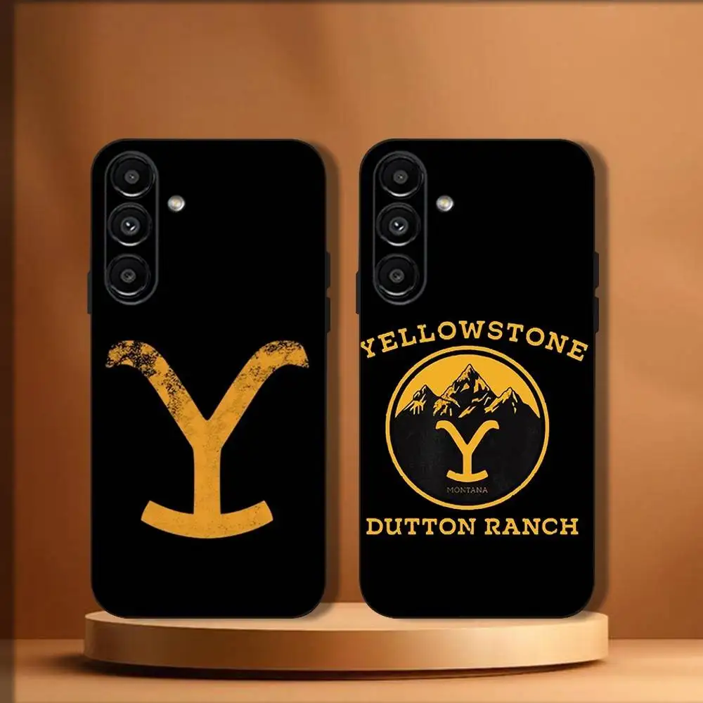

Film Y-Yellowstones Phone Case For Samsung Galaxy A20,A21s,A22,A31,A32,A52,A53,A72,73,A80 Soft Black Cover