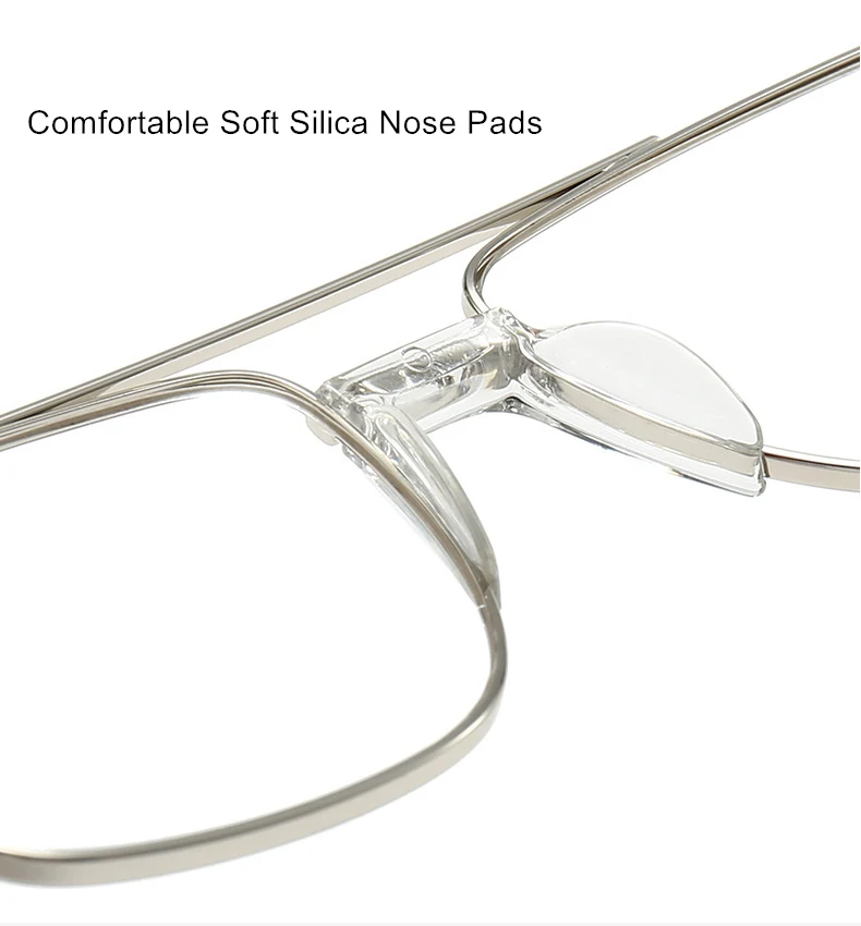 Benutzerdefinierte Myopie-Brille mit Rezept -0,5 bis -10 Männer Frauen Hochwertige Twin-Beams-Legierungsrahmenbrille für Kurzsichtige F023 – Detail 19