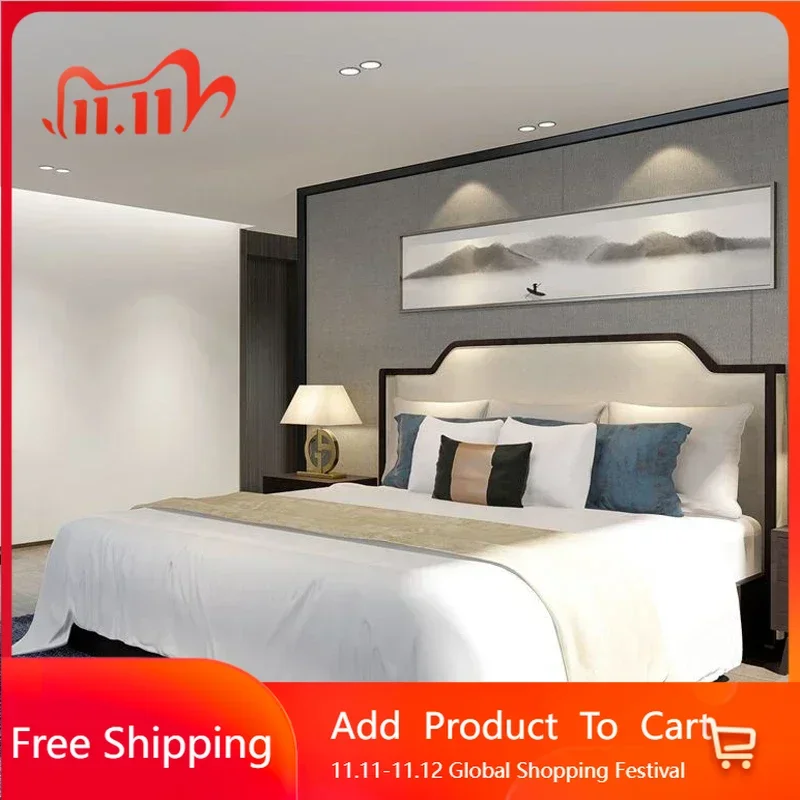 

Trendy Princess Double Bed Designer Modern Large Europen Luxury Platform Double Bed Full Size Beauty Muebles Trendy Furniture