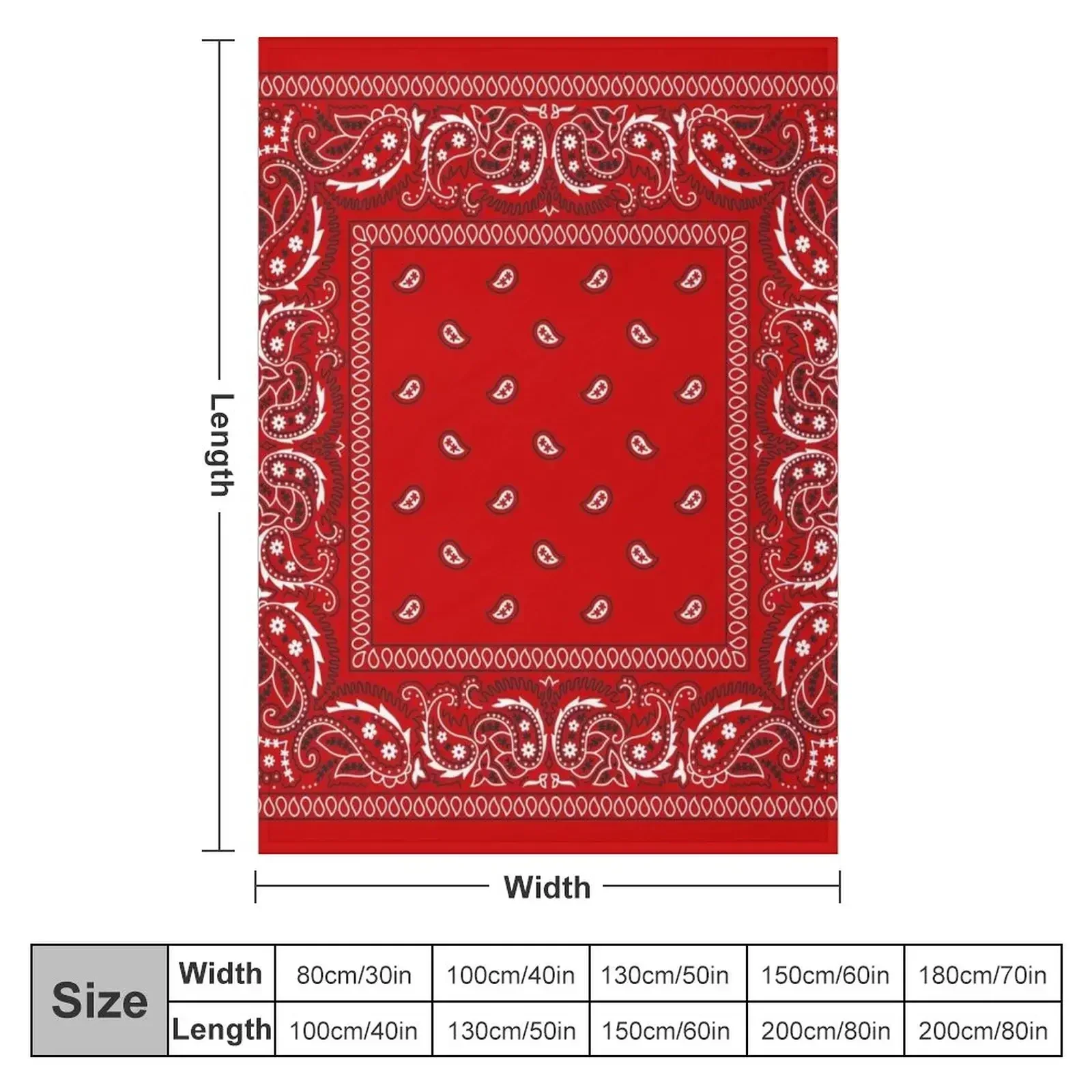 Bandana - Red Throw Blanket funny gift Sofa Quilt Tourist heavy to sleep Thermals For Travel christmas decoration Blankets