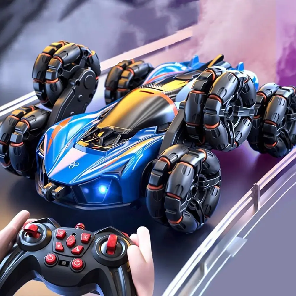 

Новый сплав Пластик RC Трюк Автомобиль Оранжевый Фиолетовый Внедорожный спрей Газ RC Игрушки Электрический 6x6 Спрей Газ Rock Crawler Взрослые Дети