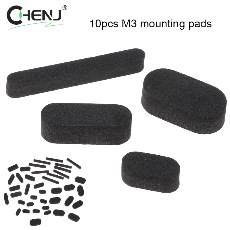 10Pcs For FPV RC Drone Frame Kit M3 Sponge Landing Gear Skids Mat Feet Anti-Vibration Shockproof EVA Sponge Mat For 180 210 250