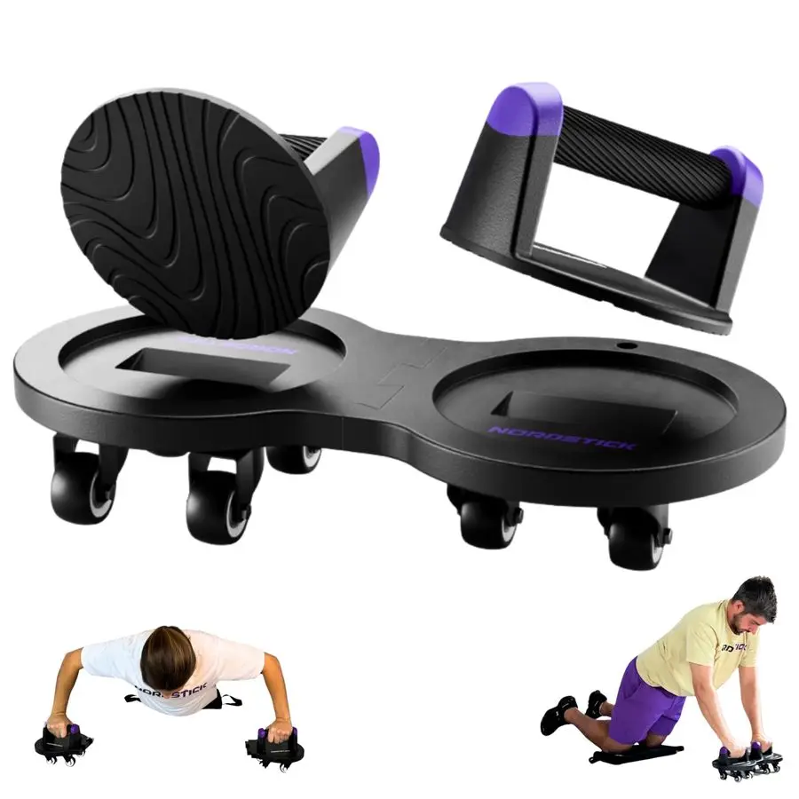 

Многофункциональный тренажер для дома Slider Home Gym: система для тренировки кора с ручками для отжиманий, роликом для пресса и слайдерами для кора