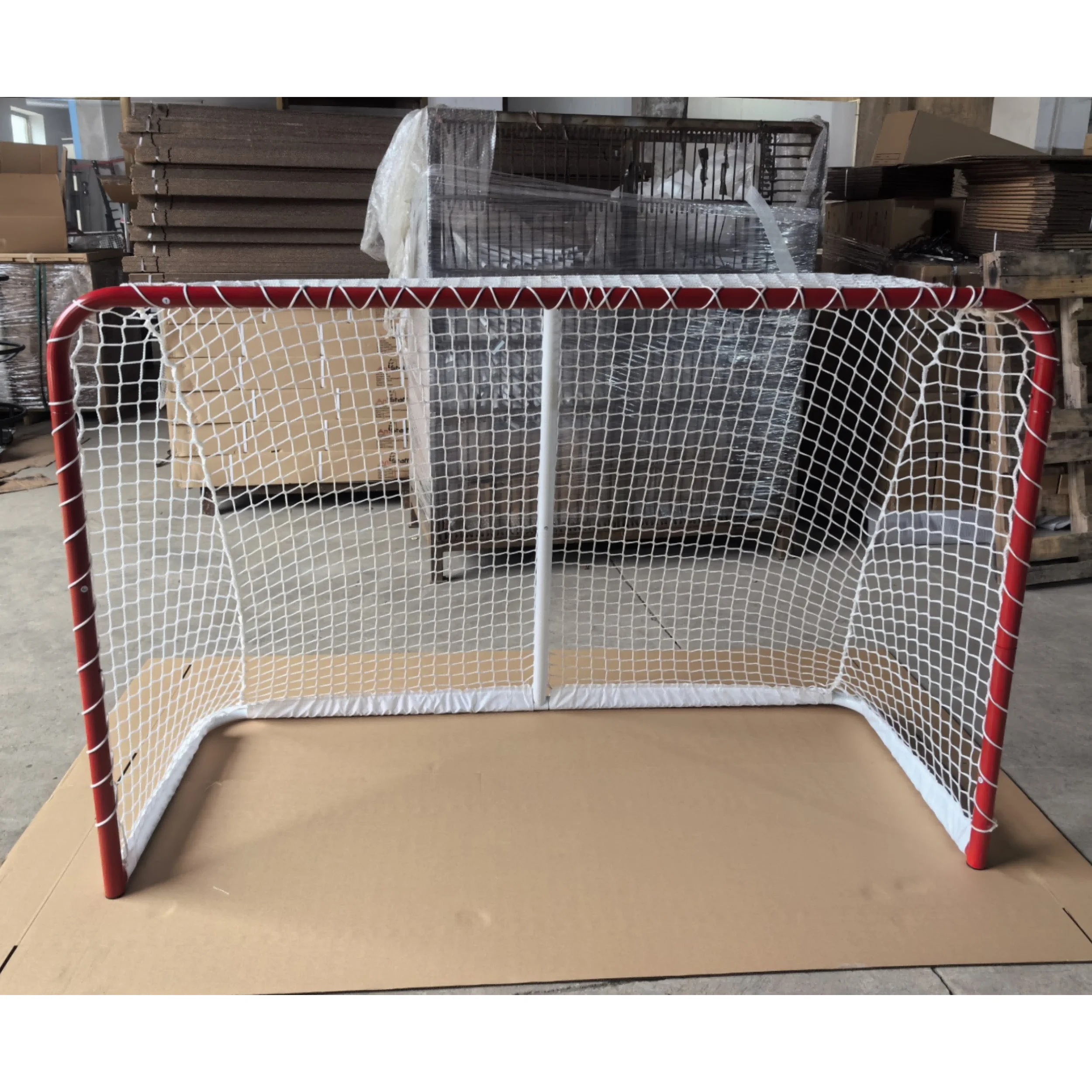 

Wholesale 72" Ice Hockey Goal with Steel Frame & Nylon Net