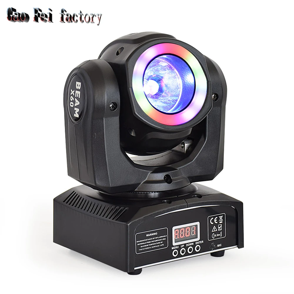 Lyre150W Spot Moving Head Light/60W Beam Effect With Light Strip For DJ Stage Party Lighting