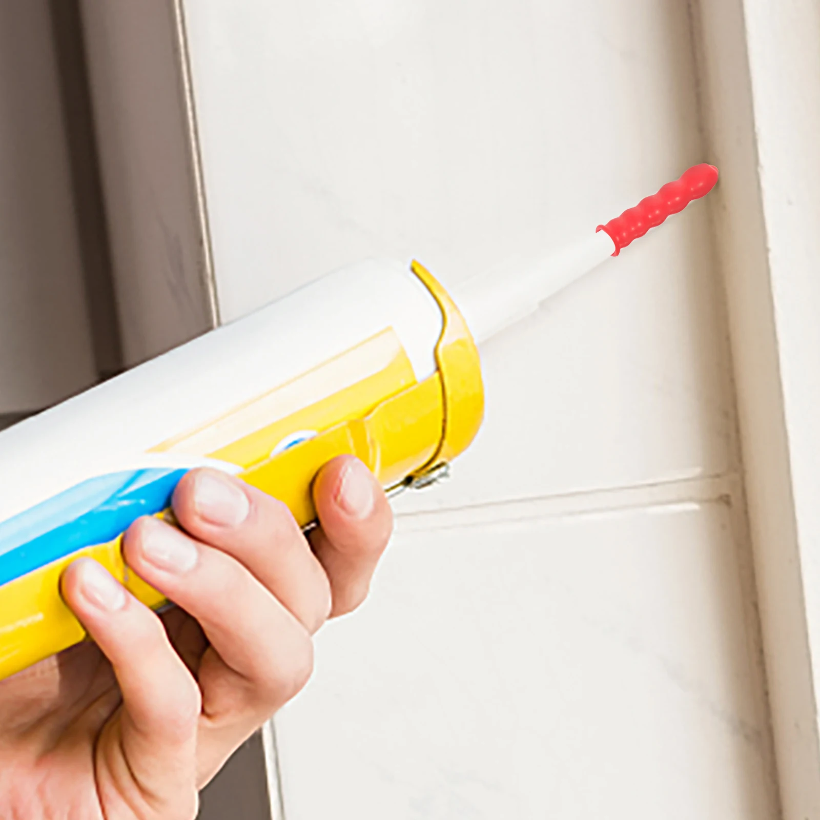 

20Pcs Latex Caulk Caps Caulk Tube Saver Flexible Sealing Protective Caps for Caulking Tubes Sealant Freshness Prevention Work